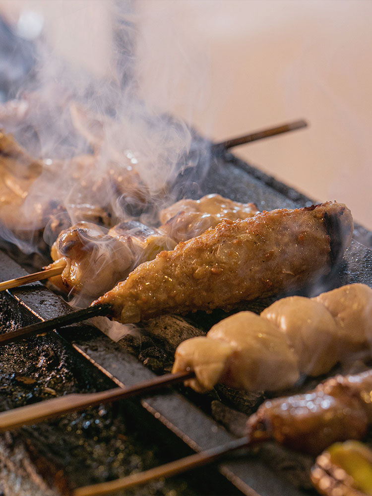 焼きシーン